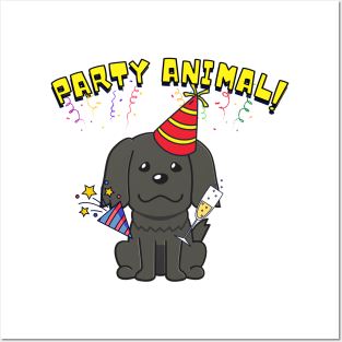 Party Animal Sheepdog Posters and Art